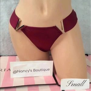 VS Luxe Brazilian V Logo panties